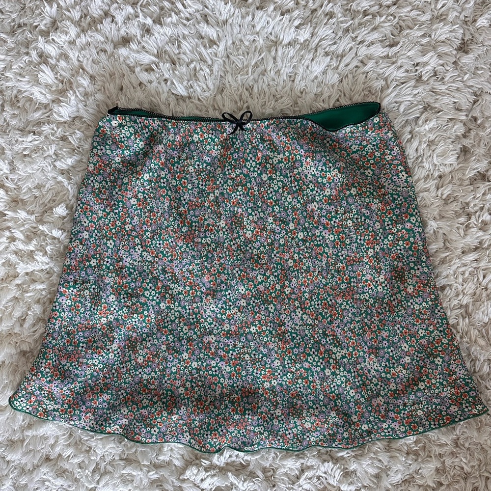 Floral Mini skirt